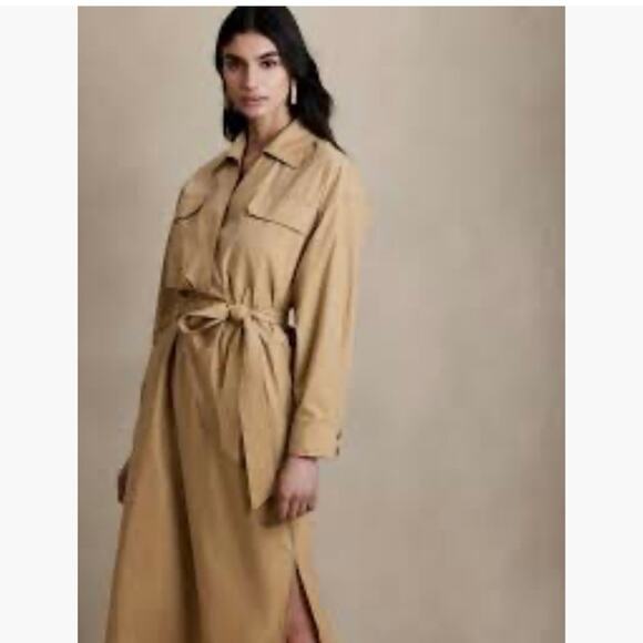 NWT Banana Republic Ani popover shirt dress sz XL - Picture 2 of 7
